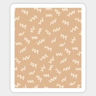 Pastel pink  Abstract Mudcloth Lines Pattern Sticker